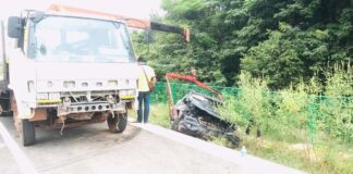 Accidents on expressway since construction