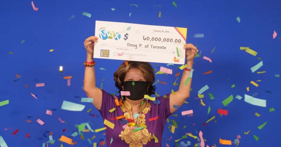 Mrs Deng Pravatoudom wins Canadian Lottery (Photo: OLG)