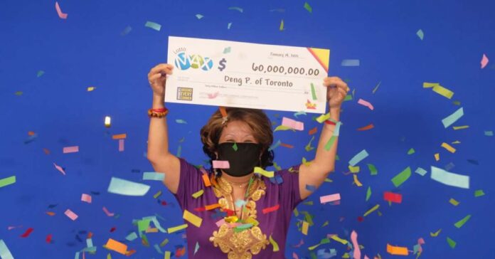 Mrs Deng Pravatoudom wins Canadian Lottery (Photo: OLG)