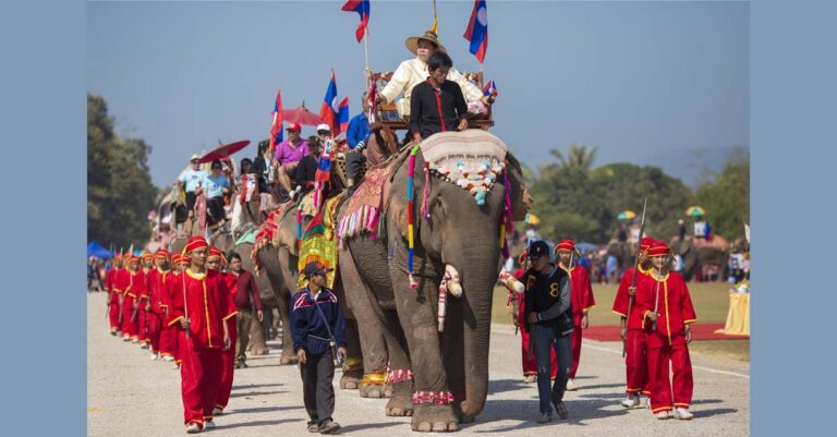 Elephant Festival Held in Xayaboury only 1 day