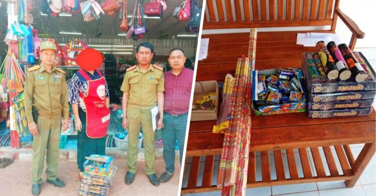 Authorities in Laos crack down on firecrackers