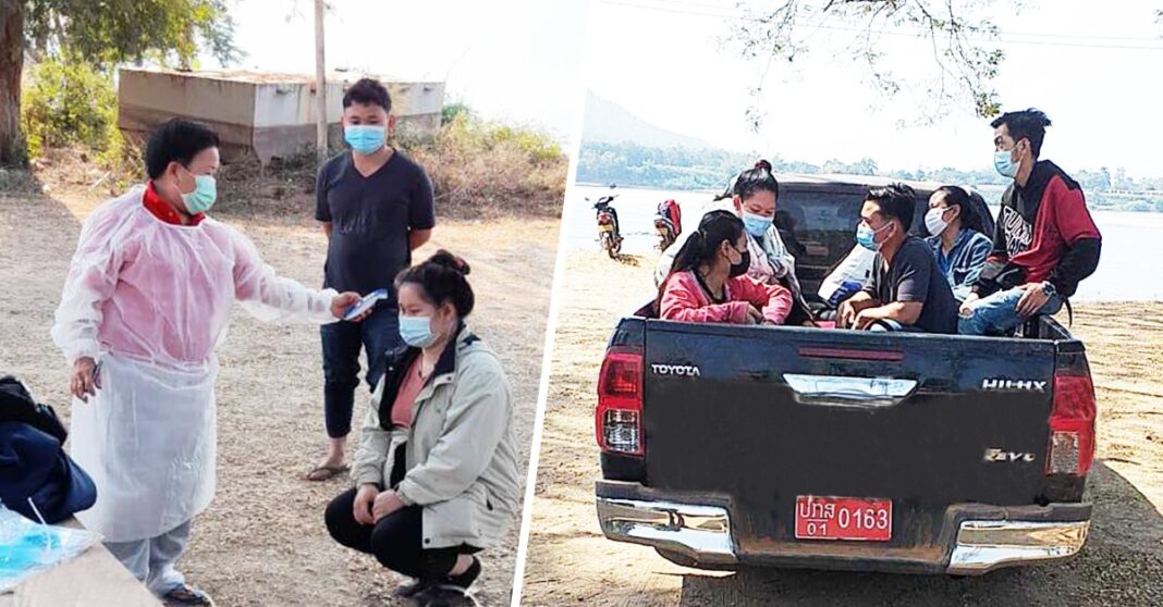 Illegal entrants in Sangthong District