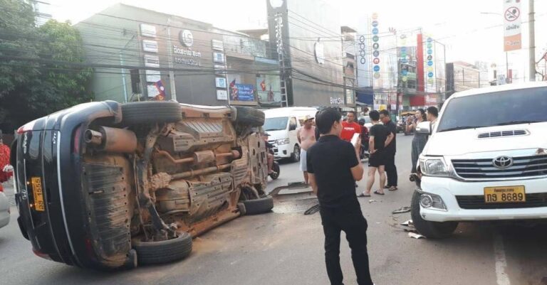 Severe traffic accidents in Vientiane amid Lunar New Year