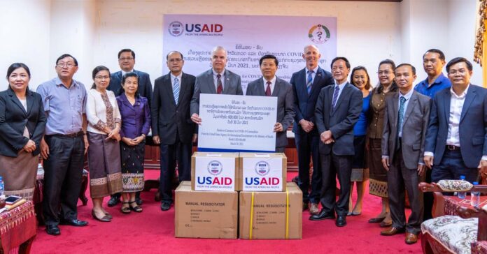 U.S. Provides USD 600,000 in Medical Equipment to Address COVID-19 in Lao PDR U.S. Provides USD 600,000 in Medical Equipment to Address COVID-19 in Lao PDR