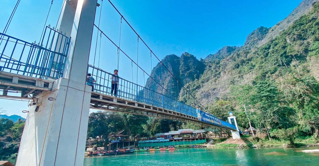 Vang Vieng Blue Bridge