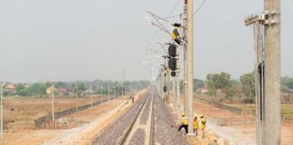 Laos-China Railway sees 80 percent of track lain