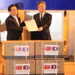 PM Phankham Viphavanh receives Covid-19 vaccines from China