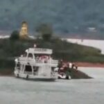 Boat Capsizes in Nam Ngum Reservoir