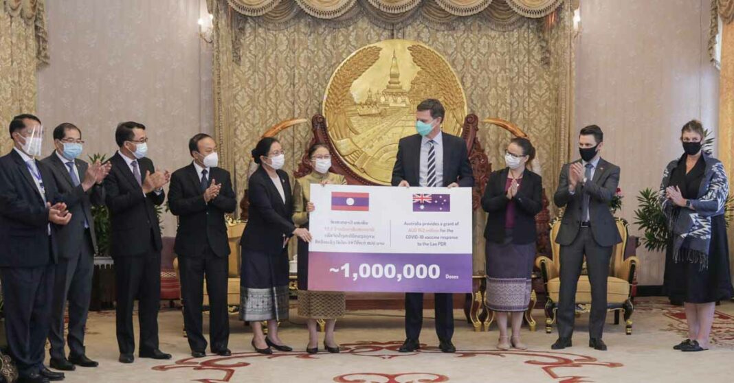 Australian Government Provides One Million Doses of Covid-19 Vaccine to Laos