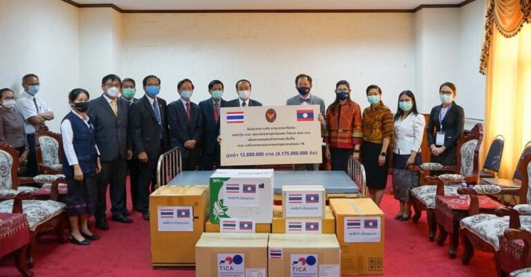 Thailand donates to Laos to assist in fight against Covid-19