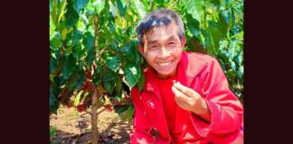 Coffee grower at Vanmai Coffee