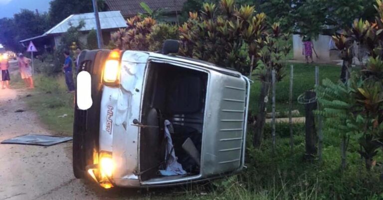 Laos sees fewer road accidents in May (Photo: Vientiane Rescue 1623)