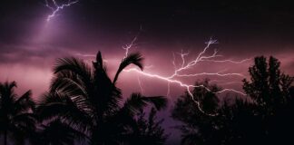 Lightning strike