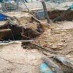 Illegal gold mine in Xieng Khouang Province