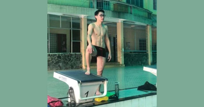 Laos olympic swimmer Santisouk Inthavong will carry the national flag