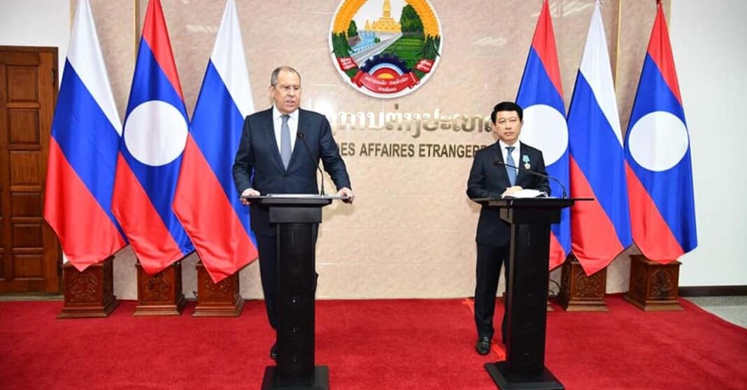 Russian Foreign Minister Meets Laos Foreign Minister