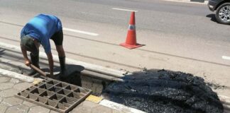 Blocked wastewater drains a chronic problem in Vientiane Capital