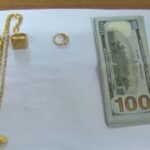 Gold and cash seized by police