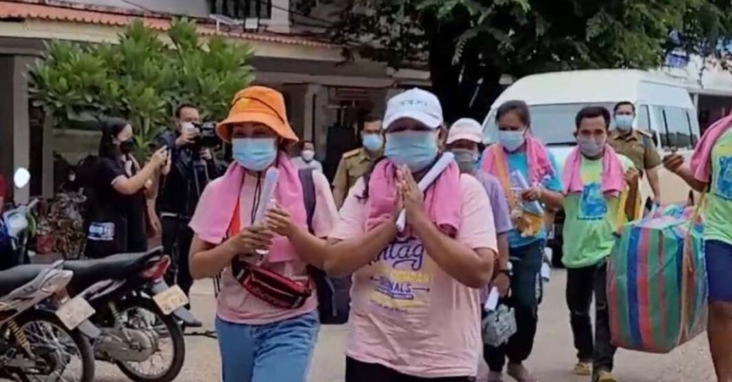 Seven Thai mushroom collectors returned to Thailand