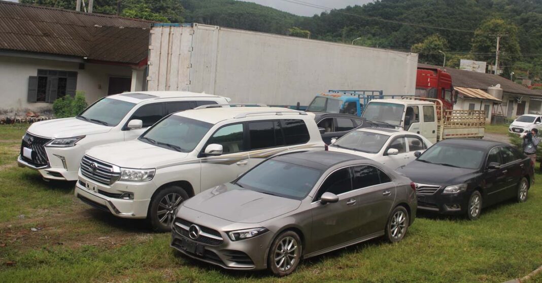 Vehicles imported illegally