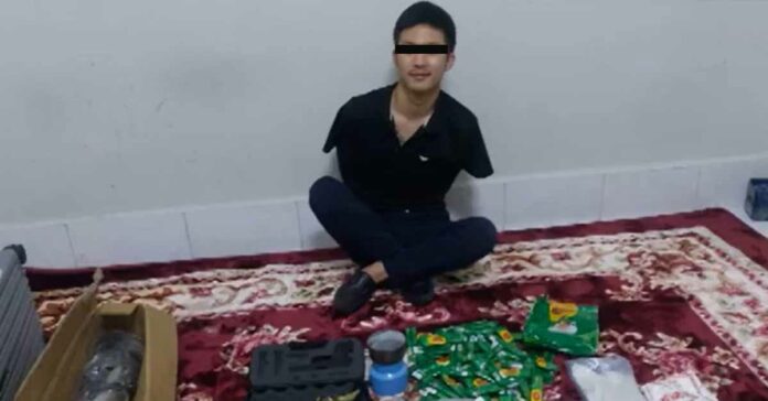 Chinese national arrested for drug trafficking