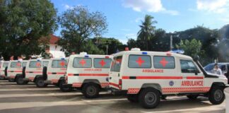 Laos purchases new fleet of ambulances