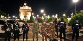 Public Security (police) forces in Vientiane Capital