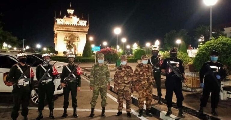 Public Security (police) forces in Vientiane Capital