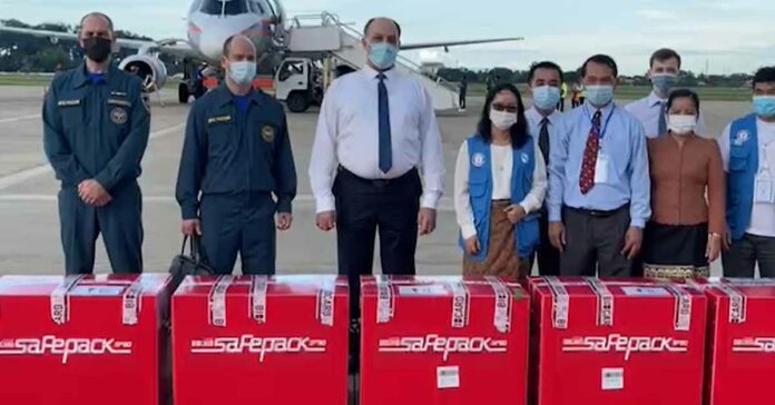 Russia Provides Laos with 30,000 Doses of Sputnik Light Vaccine Russia Provides Laos with 30,000 Doses of Sputnik Light Vaccine