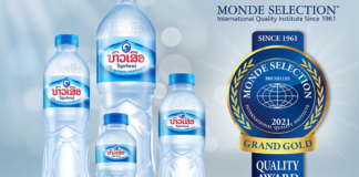 Tigerhead Drinking Water recognized again for world-class quality. Awarded Grand Gold at the Quality Awards 2021 by Monde Selection.