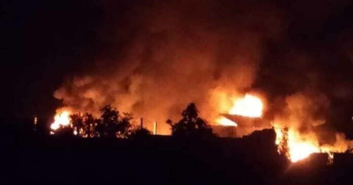 Three die in blaze at asphalt plant in Vientiane