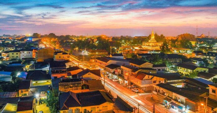 Vientiane, Laos by night (Photo: Hotels.com)