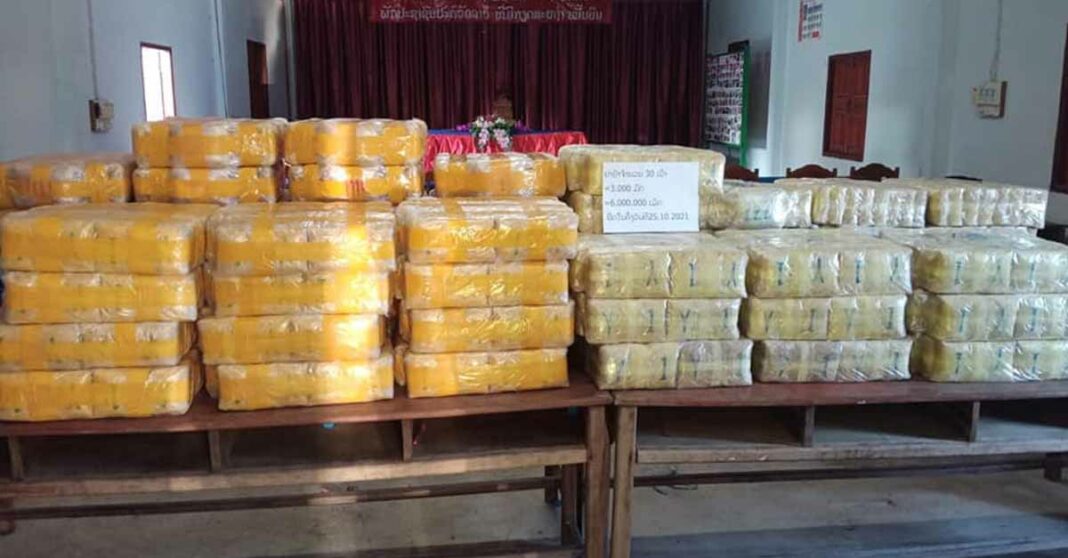 six million amphetamines tablets siezed in Bokeo