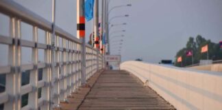 First Friendship Bridge between Laos and Thailand