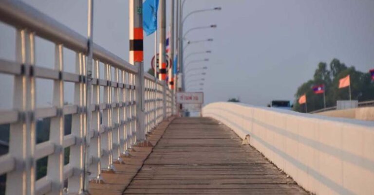 First Friendship Bridge between Laos and Thailand