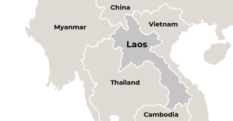 Laos borders