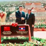 Xi Jing Ping at the Groundbreaking Ceremony for the new Mahosot Hospital Building.
