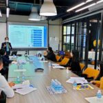 IMCT Trainer giving a training to Food & Beverage provider in Vientiane