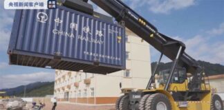 Freight services along the Laos-China Railway