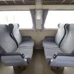 Interior of the Japanese trains provided to Thailand