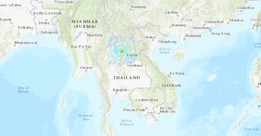 Earthquakes in Xayaboury