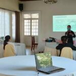 IMCT Trainer giving a training to Food & Beverage provider in Vientiane