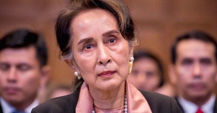 Aung San Suu Kyi sentenced to four years imprisonment.