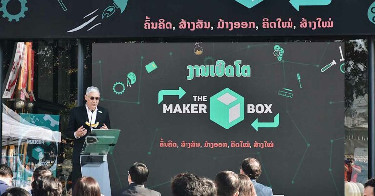 Makerbox makerspace grand opening in Vientiane Capital.