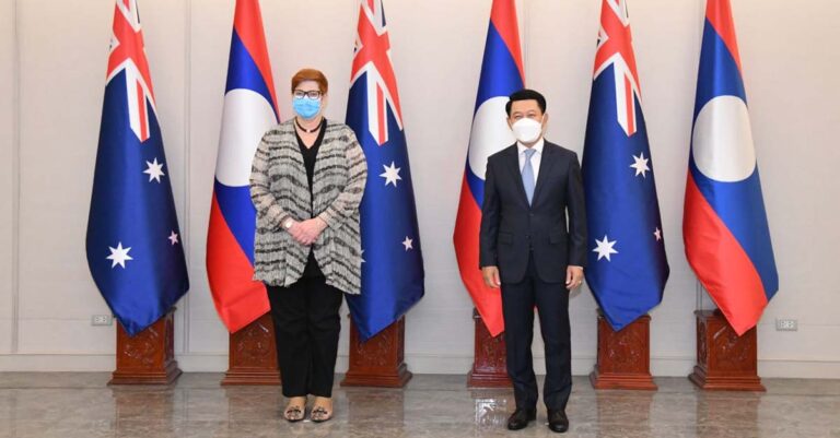 Australian Foreign Minister Marise Payne Visits Laos