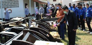 Authorities in Bokeo Province of Laos have seized and destroyed unlicensed gaming machines that were imported and used illegally.
