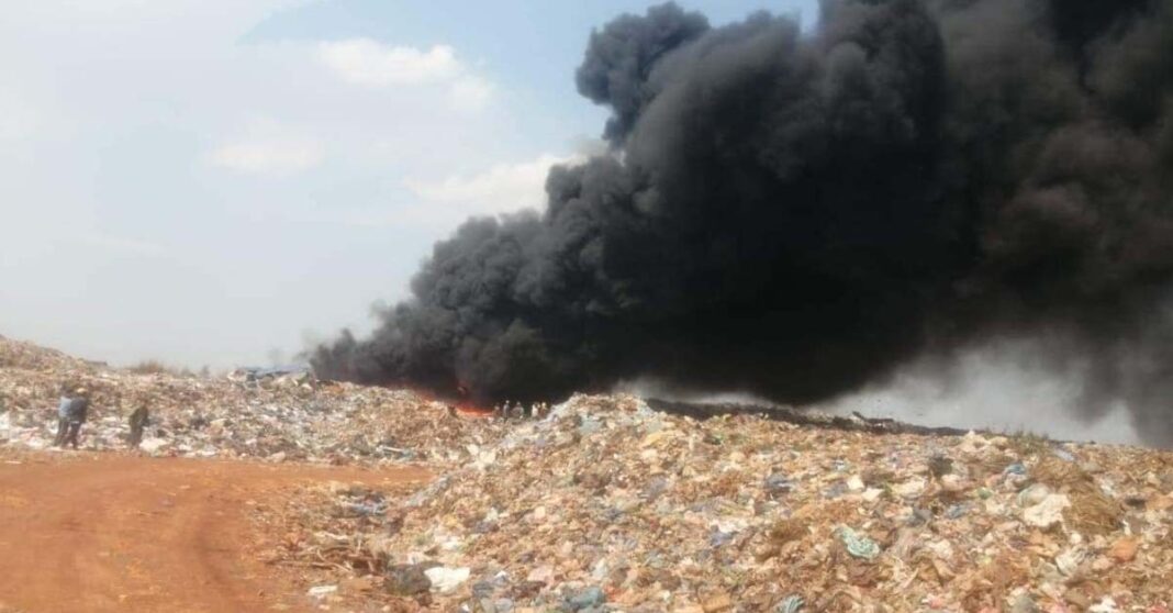 Vientiane landfill fire finally out