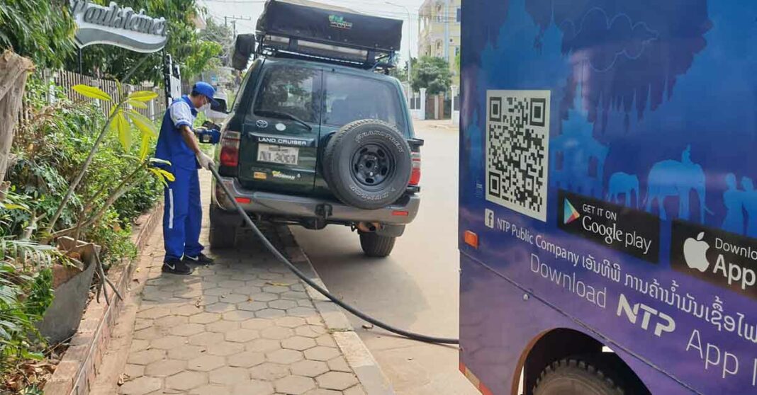 NTP Petrol provides a free fuel delivery service in Laos