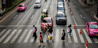 Road Safety at Zebra Crossings in Thailand