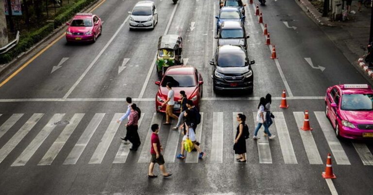 Road Safety at Zebra Crossings in Thailand